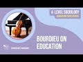 Understanding Bourdieu's Theory on Education