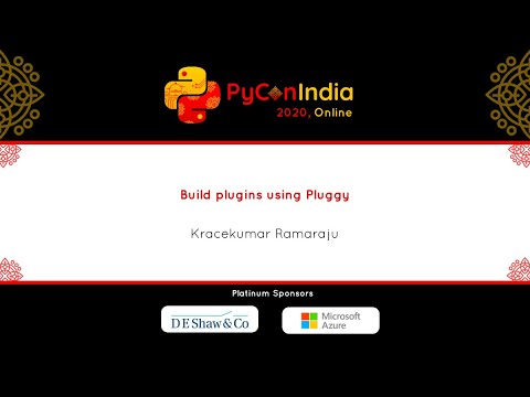Build plugins using Pluggy