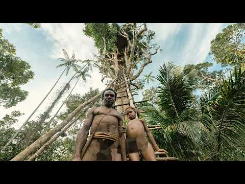 La TRIBU que vive en CASAS ÁRBOL a 30M de altura