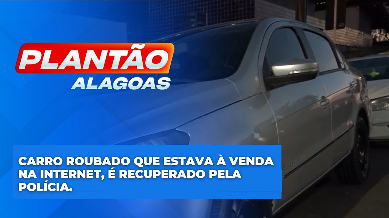 Carro roubado que estava &agrave; venda na internet, &eacute; recuperado pela pol&iacute;cia.
