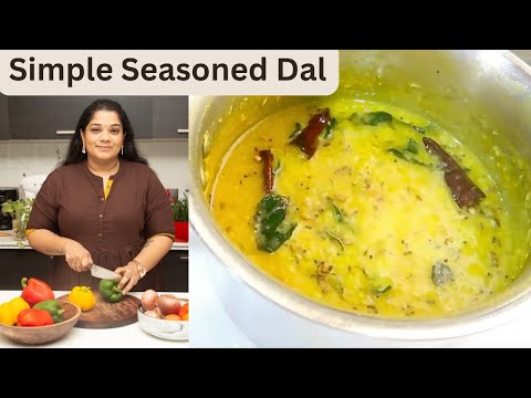 Paruppu Curry Recipe - Seasoned Moong Dal Recipe @yummytummyaarthivlogs