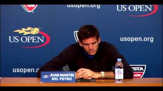 Interview Del Potro vs Lleyton Hewitt Press Conference Round 2 US OPEN 2013