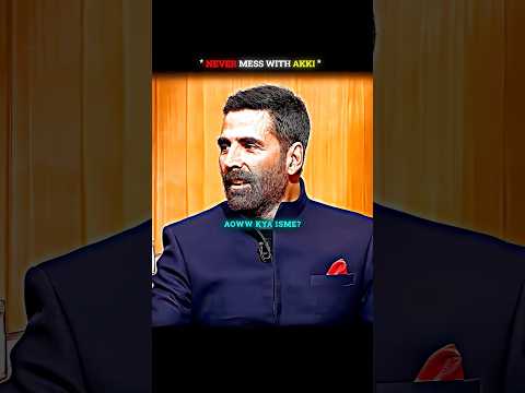 Akshay cooked the audience ☠️🔥 || #akshaykumar #srk #comedy #bollywood #viralvideo