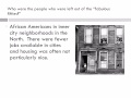 Challenges of Poverty in the 1950s