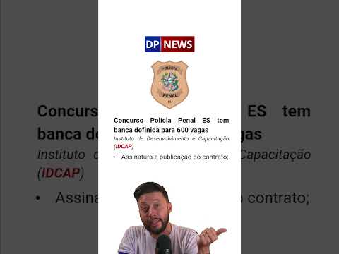 ⚠️PP-ES: o edital está pra ser publicado em breve!!!