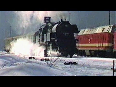 DR - 1993 Winterzauber in Rauenstein mit 65 1049 und 58 1111