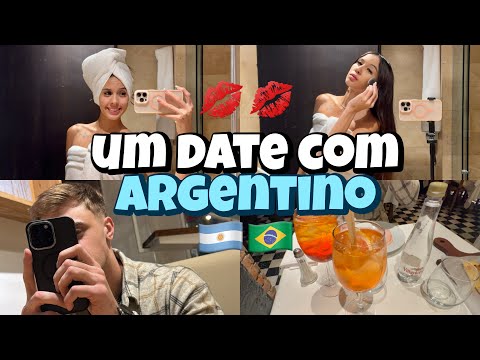 ARRUME-SE COMIGO PARA UM DATE COM O ARGENTINO| na argentina| jantar🇦🇷💋✨