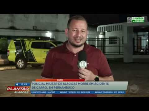 Policial Militar de Alagoas morre em acidente de carro, em Pernambuco