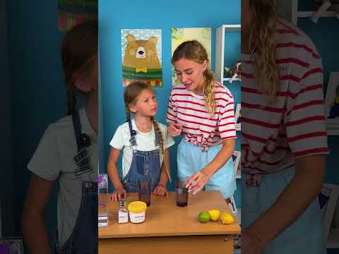 🍋 YAY! Super Easy LEMONADE DIY For Kids 🥤✨ #shorts #fun