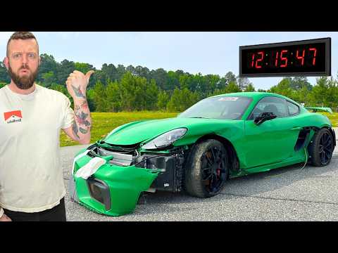 Rebuilding A Porsche Cayman GT4 In 24 HOURS!
