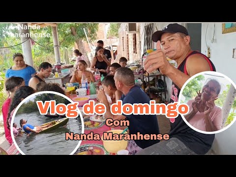 Banho, comida e muita diversão, um dia de lazer e confraternização em família .