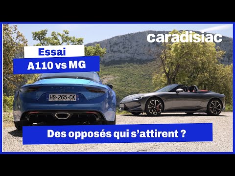 Essai Alpine A110 VS MG Cyberster : n'importe quoi ?