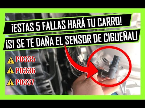 Así Falla Un CARRO Con El Sensor De Cigueñal Dañado o Fallando 👉5 FALLAS COMUNES 🔥