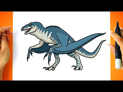 How to DRAW MUTADON - Jurassic World Rebirth