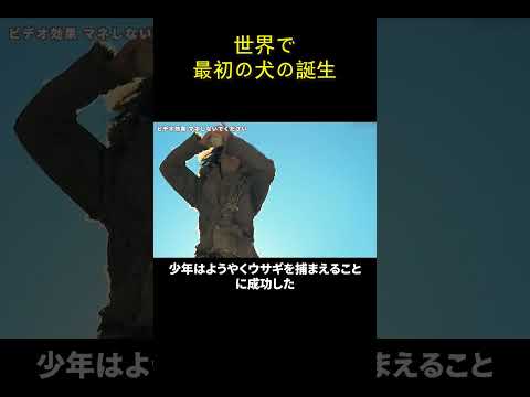 世界で最初の犬の誕生