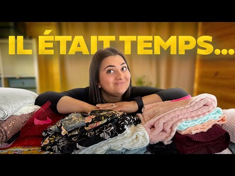 Mon stock déborde… je trie et je revends tout ! - Vlog couture