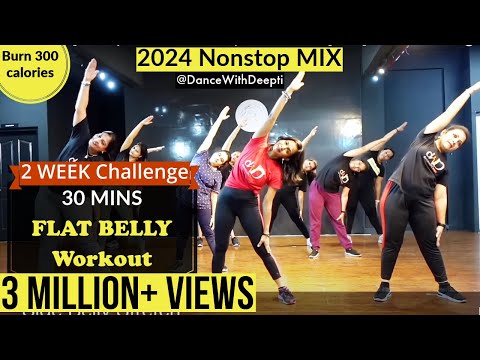 DWD#102 | 30mins Daily BELLY FAT BURN Workout | Easy Exercise to Lose weight 3-5kgs #dancewithdeepti