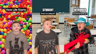 Try Not To Say WoW Challenge with Luke Davidson Funny TikTok Videos Compilation