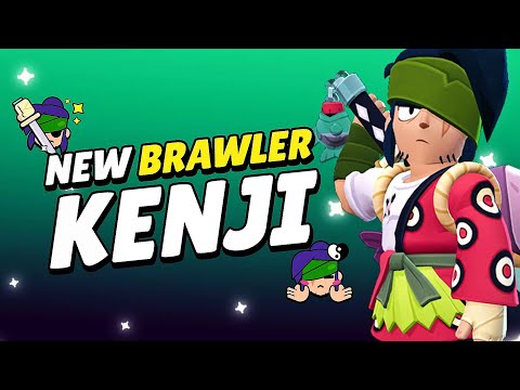 NEW BRAWLER: Kenji | Gameplay,Gagdets & Star Powers