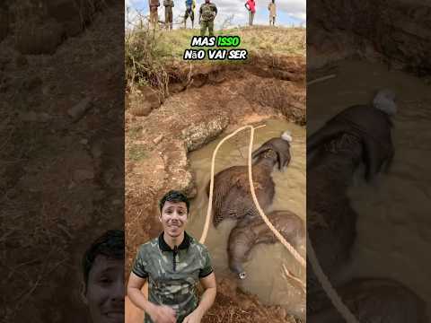 1/2 MAMÃE ELEFANTE CAIU EM UM BURACO - Vida Animal Comentada