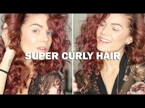 Super curly hair (with subs) - Linda Hallberg Makeup...