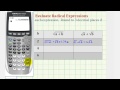 Understanding Radical Expressions
