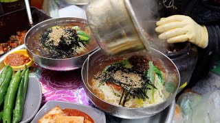 시장을 평정한 할머니 국수 BEST 3?! 범접할 수 없는 손맛의 길거리 국수 몰아보기 Korean street food