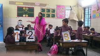 Number Name Activity in classroom 👍 गतिविधि से सीखने के नए नए तरीक़े 👍Funway teaching in Classroom 👌