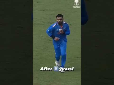 Virat kohli king bowling 🥎🥎 #cricket #cricketloves #t20worldcup #ipl  #shortvideo