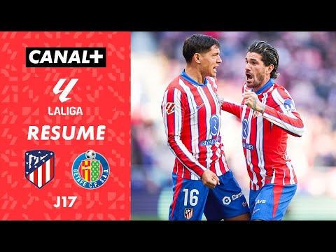 Résumé Atletico Madrid / Getafe - Liga 2024-25 (J17)