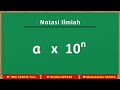 Kuis Notasi Ilmiah