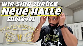 Unsere neue Halle wird brutal! 🚧 So entsteht das Zuhause von Folienprinz & Ambienteprinz