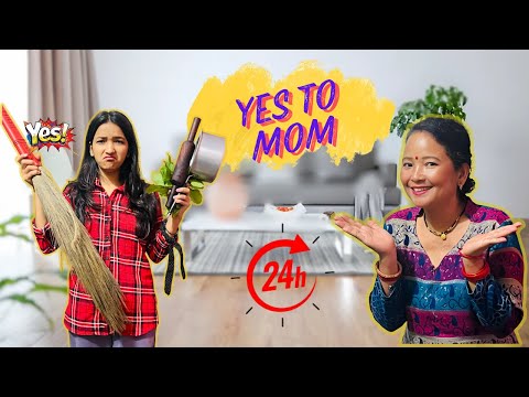 “Saying YES to My Mom for 24 Hours! (Impossible Challenge 🤯)”