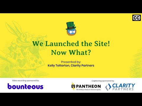 We Launched the Site! Now What?