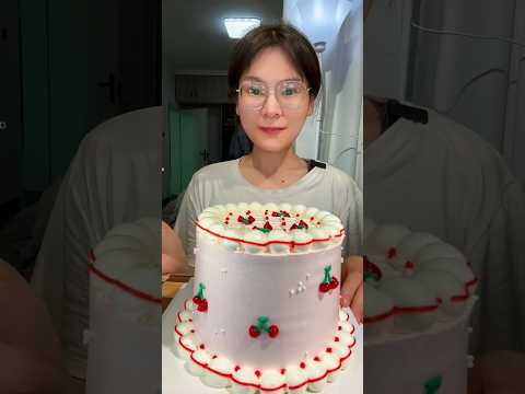 unbelievable the birthday girl ate the whole cake alone #shortvideo