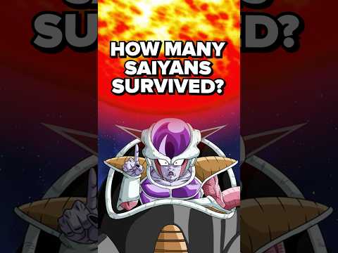 how many Saiyans survived?