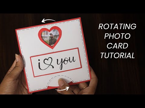 DIY Rotating Photo Card | Rotating Photos Card For Birthday | Birthday Cards