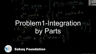 Problem1-Integration by Parts