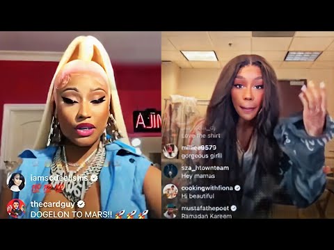SZA Responds To Nicki Minaj On IG Live After CRAZY Twitter Beef