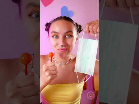 اخفِ الحلوى بأحذية المصاصة! 😷🍭