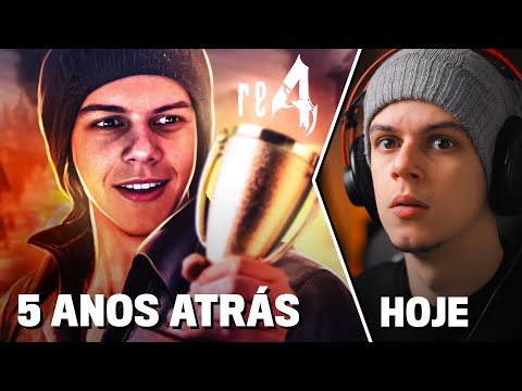 Eu reagi à minha própria speedrun record mundial no RESIDENT EVIL 4 PRO Sem Mercador - @Nemitz