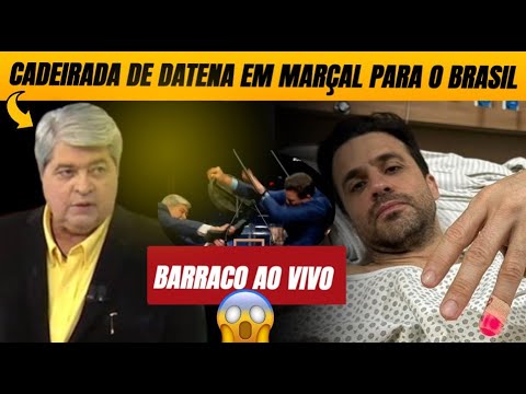 💣 Cadeirada de Datena em Marçal para o Brasil: Debate vira ringue de boxe ao vivo