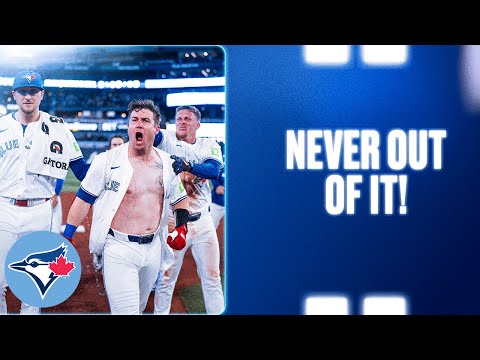 DID IT AGAIN: The Blue Jays claw back in the 9th, walk it off in the 10th against Houston!