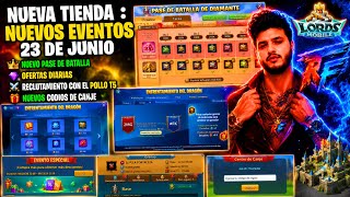 NUEVA TIENDA 🔥: NUEVOS EVENTOS 23 DE JUNIO👑 : NUEVO PASE DE BATALLA : OFERTAS DIARIAS - LORDS MOBILE