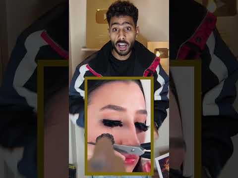 اطول رموش هتشوفها في حياتك 😱😱 #اكسبلور #اهميه #humor