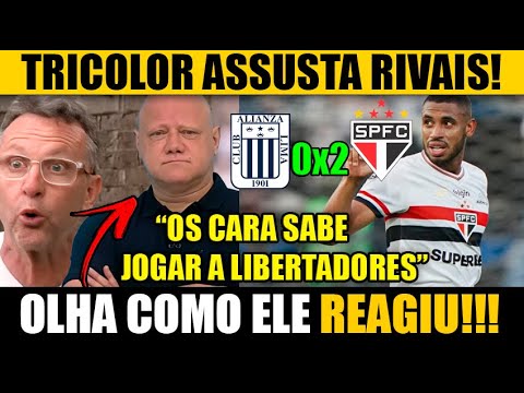 NETO ficou maluco com o SÃO PAULO vencendo todas na LIBERTADORES