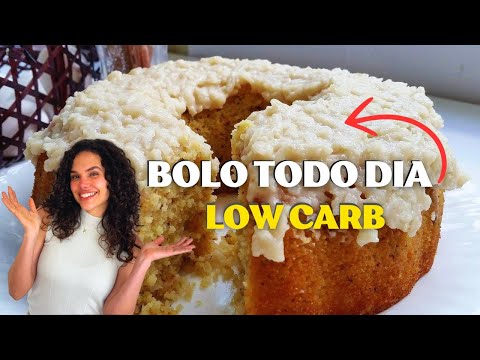 O MELHOR BOLO LOW CARB | Bolo de Cocada