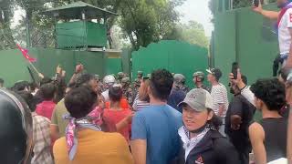 Vice President & Ncell Office Attacked #gen_z #gen_z #genz 