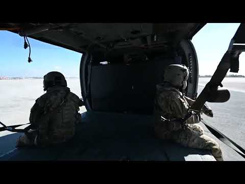 USSOCOM Para-Commando team conducts a flyover over Tampa Bay#USArmy