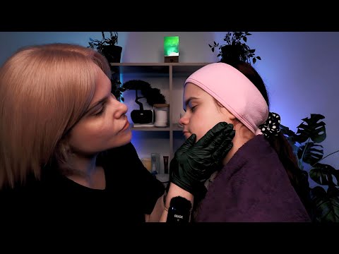 A Relaxing Real Person ASMR Facial Treatment